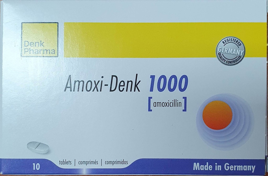 Амокси-денк 1000мг №10 | Онлайн эмийн сан